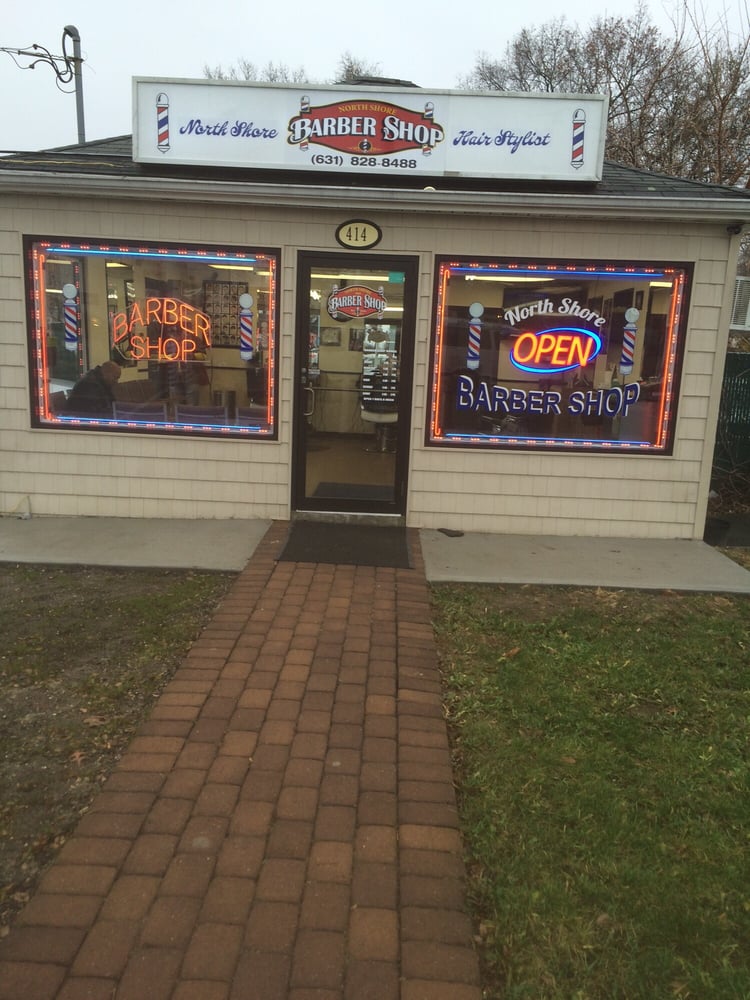 NorthShore  Barber Shop Logo