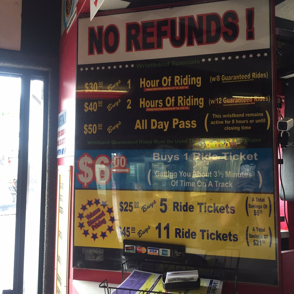 Go Kart World - Go Kart World 8.6.15 - Amusement Parks Near Me - Carson, California
