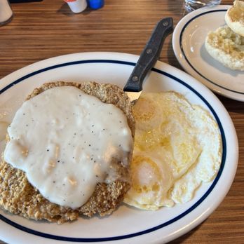 IHOP - Chicken fried steak and eggs - Breakfast & Brunch Near Me - Tacoma, Washington