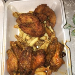 Original Buffalo Wings - Hot special: chicken fingers and hot wings