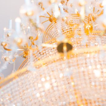 Enchanted Cypress Ballroom - We love our chandeliers - Venues & Event Spaces Near Me - Cypress, Texas