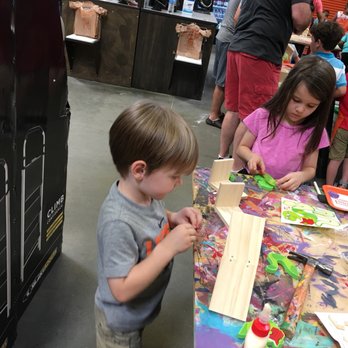 The Home Depot - Their monthly crafts are awesome for kids. First Saturday of each month. - Hardware Stores Near Me - Little Rock, Arkansas