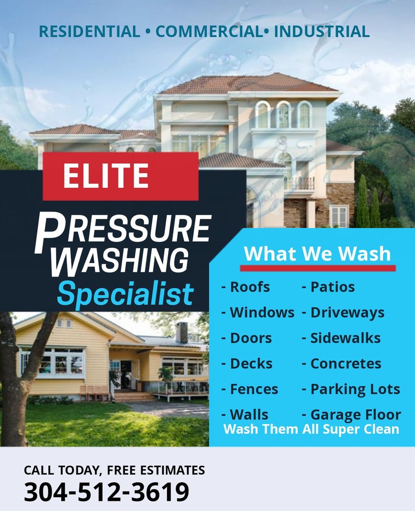 ELITE PRESSURE WASHING Martinsburg, West Virginia Pressure Washers