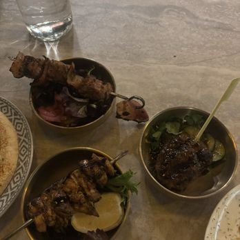 Ash'Kara - 3 skewers from happy hour - Mediterranean Near Me - Denver, Colorado