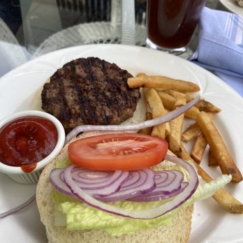 River Mill View - Dry angus burger with kids meal fries lol - Italian Near Me - Clinton, New Jersey