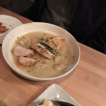 Louie's Wine Dive - Chicken and dumplings! - New American Near Me - Des Moines, Iowa