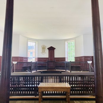 Historic 1767 Chowan County Courthouse - Courtroom - Historical Tours Near Me - Edenton, North Carolina