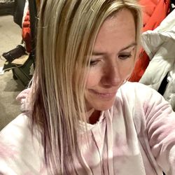 Peekaboo Blonde & Purple underneath