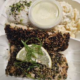 Mahi Mahi Furikake W/ Wasabi Aioli