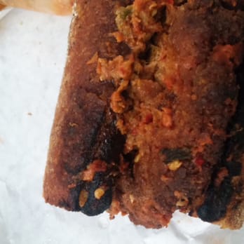 Gjusta - Disgusting, burnt chicken parm sandwich - Bakeries Near Me - Venice, California