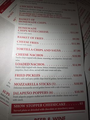 Menu photo 2 The Comedy Zone Greensboro, NC Menu photo 2 The Comedy Zone Greensboro, NC