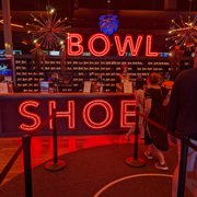 Photo of Bowlero North Scottsdale - Phoenix, AZ, United States. Friend of lobby where they have the rental shoes and check in