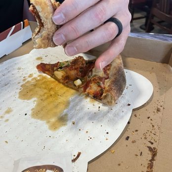 Pizza My Heart - Large vegan pizza was devoured between two of us was delicious - Pizza Near Me - Walnut Creek, California