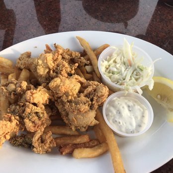 Cap'n Jack's Restaurant - Chowder & Clam cakes with a side of fries - Seafood Near Me - Wakefield, Rhode Island