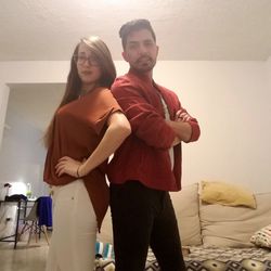 Electroshock - We're making weird faces on purpose but here's some clothes we found!