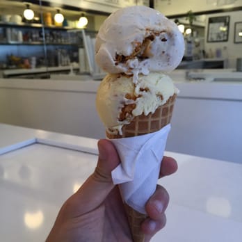 Morgenstern's - American egg + burnt honey + sesame honey comb + waffle cone = BEST I EVA HAD. - Ice Cream & Frozen Yogurt Near Me - New York, New York Morgenstern's - American egg + burnt honey + sesame honey comb + waffle cone = BEST I EVA HAD. - Ice Cream & Frozen Yogurt Near Me - New York, New York