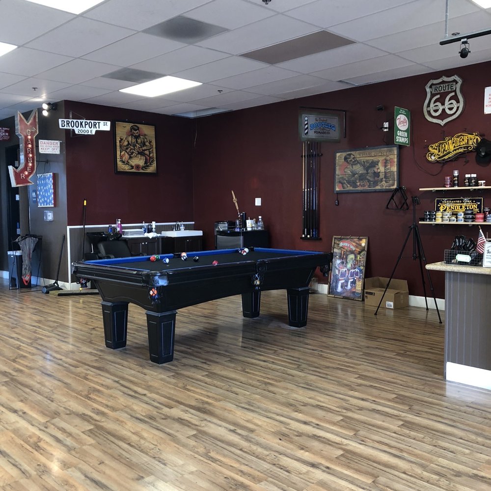 Chop And Stach Vintage - Billiard table - Barbers Near Me - Highland, California Chop And Stach Vintage - Billiard table - Barbers Near Me - Highland, California