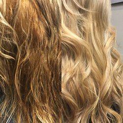 Wicked Salon - Highlight and tape-in extensions