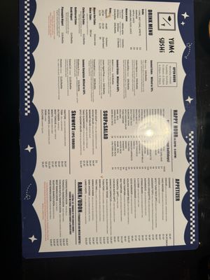 Menu photo 2 Yume Sushi San Francisco, CA Menu photo 2 Yume Sushi San Francisco, CA