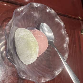 Yamagata - Red bean ice cream with green tea mochi - Sushi Bars Near Me - Fort Lee, New Jersey Yamagata - Red bean ice cream with green tea mochi - Sushi Bars Near Me - Fort Lee, New Jersey