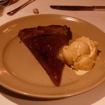 Chez Panisse - Rhubarb galette with vanilla ice cream - New American Near Me - Berkeley, California