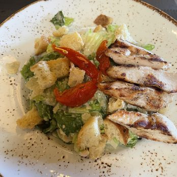 The Grill Kitchen and Bar - Soggy Caesar salad with grilled chicken- expensive! - New American Near Me - Scottsdale, Arizona The Grill Kitchen and Bar - Soggy Caesar salad with grilled chicken- expensive! - New American Near Me - Scottsdale, Arizona