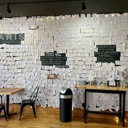 Prayer Wall covers an entire wall....ummm....okayyyyyyyy...as long as you're not hung up over stuff like this