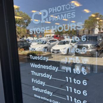 CP Photos & Frames - 8/27/22 Business Hours - Framing Near Me - Alameda, California CP Photos & Frames - 8/27/22 Business Hours - Framing Near Me - Alameda, California