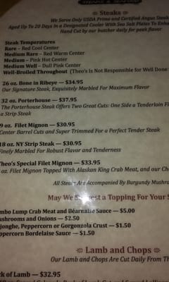 Menu photo 6 Theo's Steaks & Seafood Highland, IN