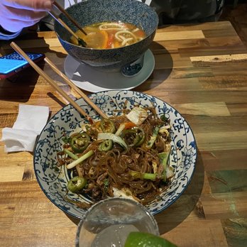 Kaizen - Drunken lamb and Hot and Sour soup - Asian Fusion Near Me - Knoxville, Tennessee