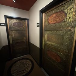 Boston Cigar Club - Bathroom doors