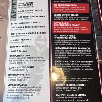 Jamar's Sports Bar and Grill - Appetizers & burgers/sandwiches menu - Sports Bars Near Me - Des Moines, Washington