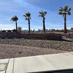 Valley Vista Park - "Atlas Park" signage as a landmark.