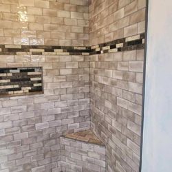 Simple Visions - We just finished a new walk-in shower. What do you think?