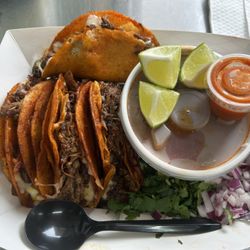Taqueria Cerró Azul - Our Quesabirria order of 4