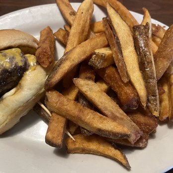 Son of Thurman - Juicy "Big 3" cheeseburger and fries - American Near Me - Galena, Ohio Son of Thurman - Juicy "Big 3" cheeseburger and fries - American Near Me - Galena, Ohio