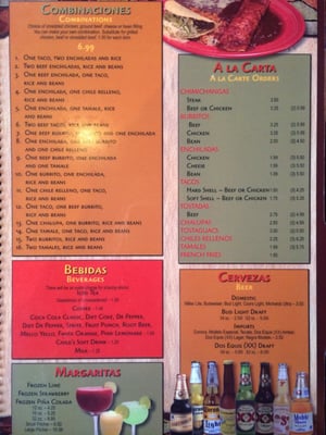 Menu photo 2 El Puente Mexican Springfield, MO