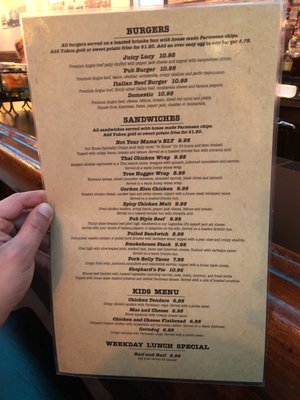 Menu photo 6 Pub 64 Sycamore, IL