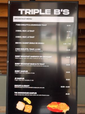 Menu photo 1 Triple B Johnston, IA