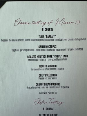 Menu photo 3 Misión 19 Tijuana, BCN