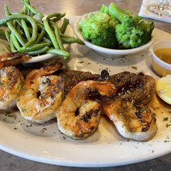 Texas A1 Steaks & Seafood - Steak and Shrimp 8oz NY Strip with Grilled Shrimp