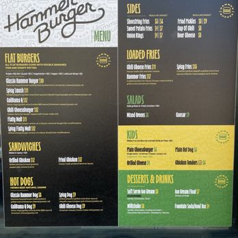 Hammer Burger - Menu as of July 29th, 2025 - Burgers Near Me - Santa Ana, California Hammer Burger - Menu as of July 29th, 2025 - Burgers Near Me - Santa Ana, California