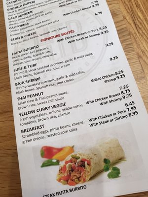 Menu photo 5 High Tech Burrito - Blackhawk Danville, CA