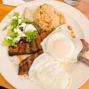 Liliha Bakery - Ala Moana - Smoked pork belly with garlic rice - Breakfast & Brunch Near Me - Honolulu, Hawaii