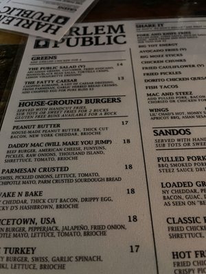 Menu photo 6 Harlem Public New York, NY Menu photo 6 Harlem Public New York, NY