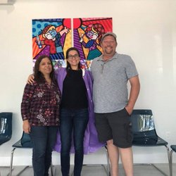 Nob Hill Dental Center - Dr. and Patient together in our new office!