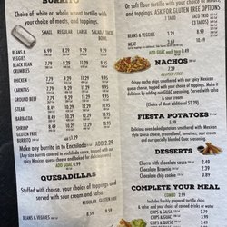 Guac Mexi Grill - Menu