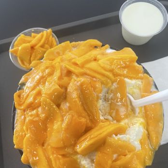 MandRo Teahouse - Mango Bingsoo(Regular) - Bubble Tea Near Me - Davis, California