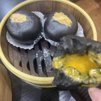 Yin Ji Chang Fen - Berkeley - Black Gold Egg Custard Buns - Cantonese Near Me - Berkeley, California Yin Ji Chang Fen - Berkeley - Black Gold Egg Custard Buns - Cantonese Near Me - Berkeley, California