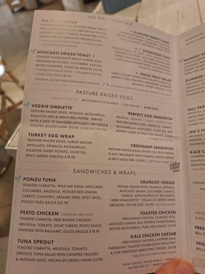 Menu photo 6 Pura Vida Miami Miami, FL